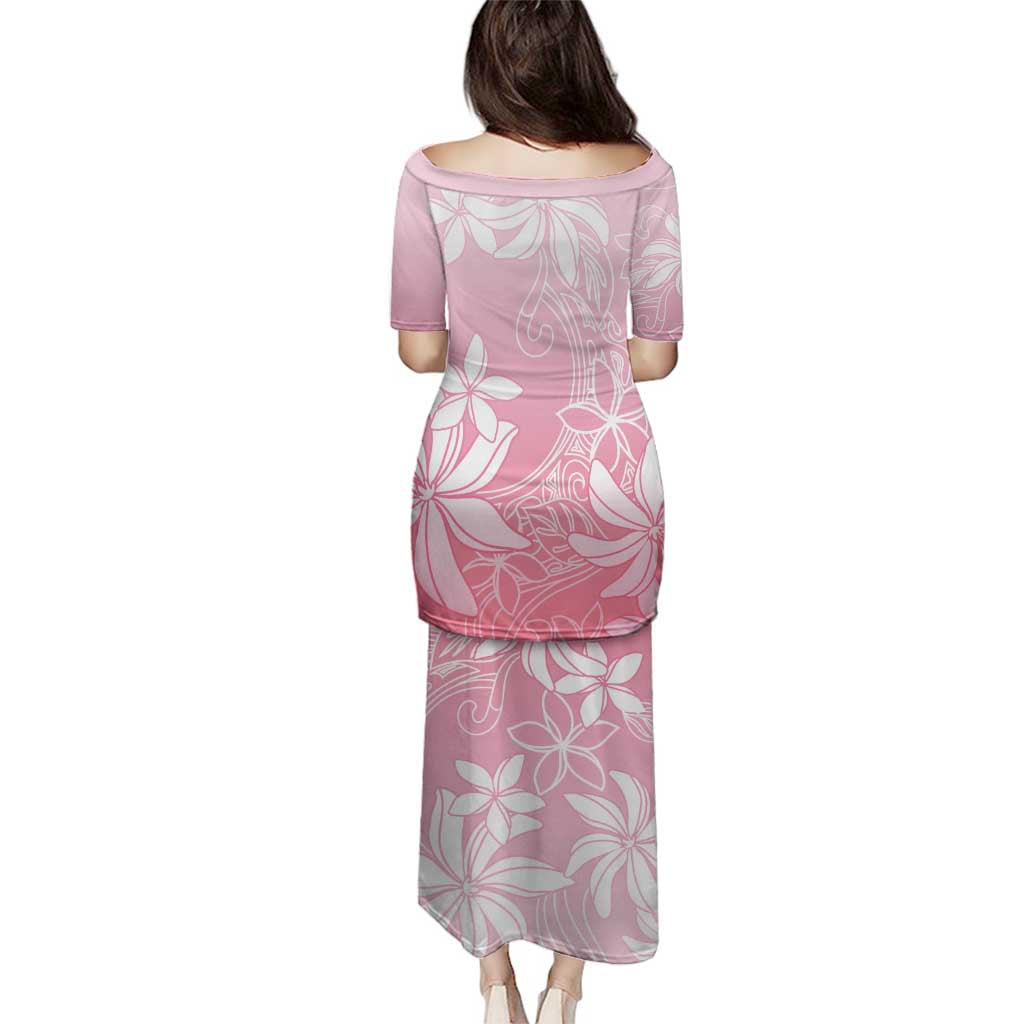 Tiare Tahiti Family Matching Puletasi and Hawaiian Shirt Pink Polynesia Motifs LT05 - Polynesian Pride