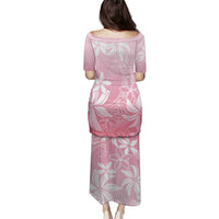 Tiare Tahiti Family Matching Puletasi and Hawaiian Shirt Pink Polynesia Motifs LT05 - Polynesian Pride