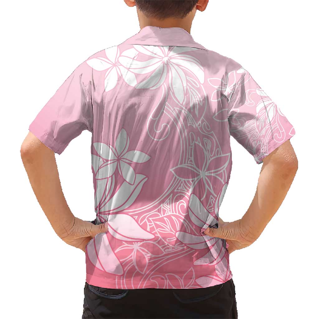 Tiare Tahiti Family Matching Short Sleeve Bodycon Dress and Hawaiian Shirt Pink Polynesia Motifs LT05 - Polynesian Pride