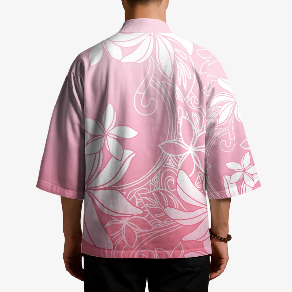 Tiare Tahiti Kimono Pink Polynesia Motifs - Polynesian Pride