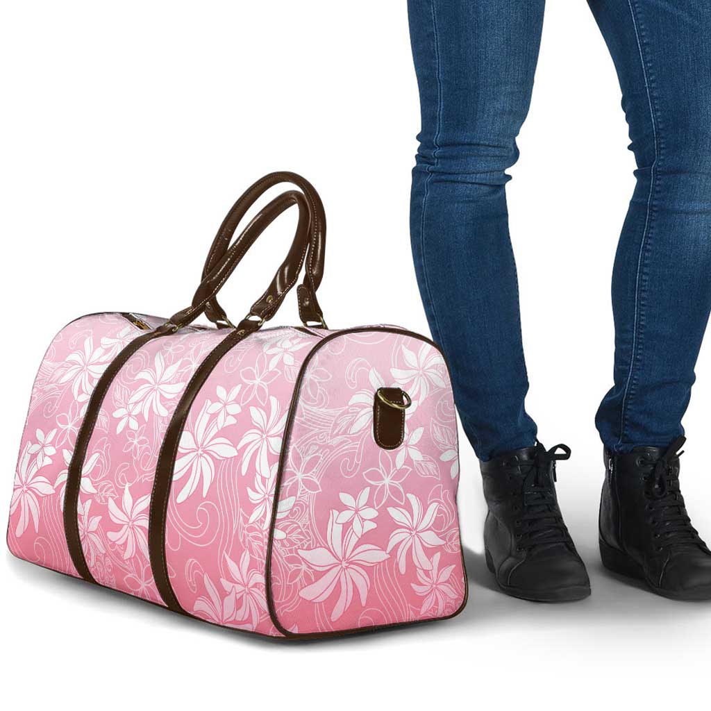 Tiare Tahiti Travel Bag Pink Polynesia Motifs LT05 - Polynesian Pride