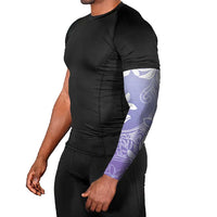 Tiare Tahiti Arm Sleeves Purple Polynesia Motifs - Polynesian Pride