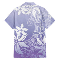 Tiare Tahiti Family Matching Long Sleeve Bodycon Dress and Hawaiian Shirt Purple Polynesia Motifs LT05 - Polynesian Pride