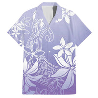 Tiare Tahiti Family Matching Short Sleeve Bodycon Dress and Hawaiian Shirt Purple Polynesia Motifs LT05 Dad's Shirt - Short Sleeve Purple - Polynesian Pride
