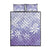 Tiare Tahiti Quilt Bed Set Purple Polynesia Motifs - Polynesian Pride
