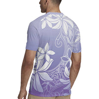 Tiare Tahiti Rugby Jersey Purple Polynesia Motifs LT05 - Polynesian Pride