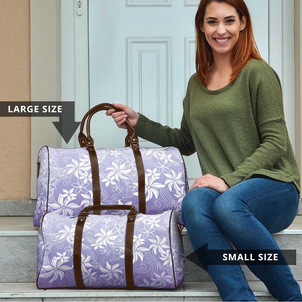 Tiare Tahiti Travel Bag Purple Polynesia Motifs - Polynesian Pride