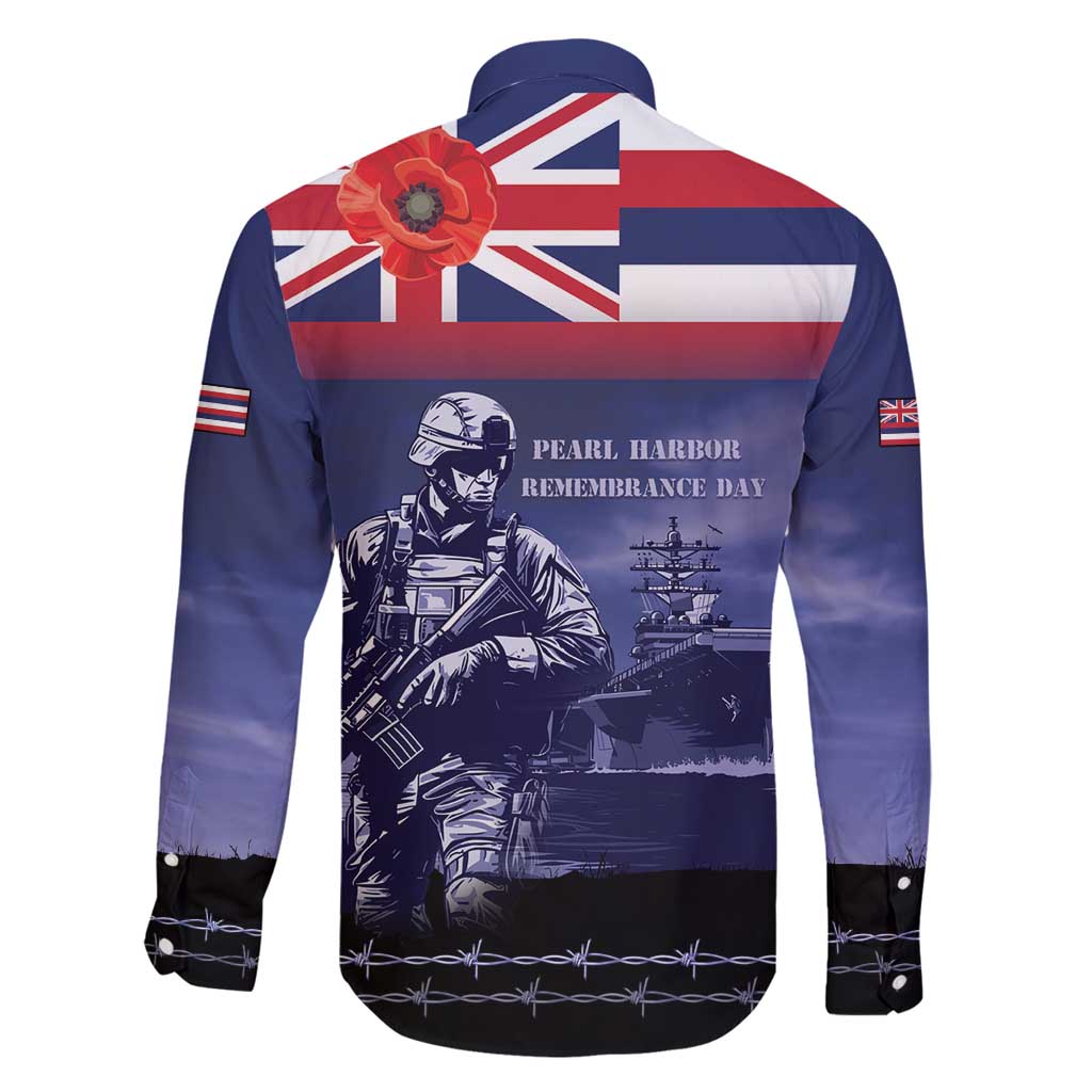 Hawaii Pearl Harbor Remembrance Day Family Matching Off Shoulder Maxi Dress and Hawaiian Shirt Flag Style LT05 - Polynesian Pride