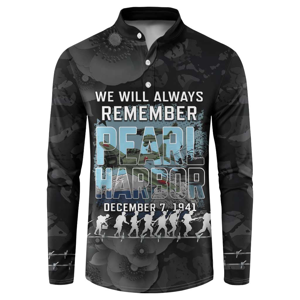 Personalized Pearl Harbor Remembrance Day Button Sweatshirt We Will Always Remember