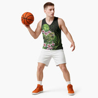 New Zealand Aotearoa Kakapo Basketball Jersey Maori Pattern With Manuka Galaxy Style - Polynesian Pride