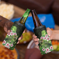 New Zealand Aotearoa Kakapo 4 in 1 Can Cooler Tumbler Maori Pattern With Manuka Galaxy Style LT05 - Polynesian Pride