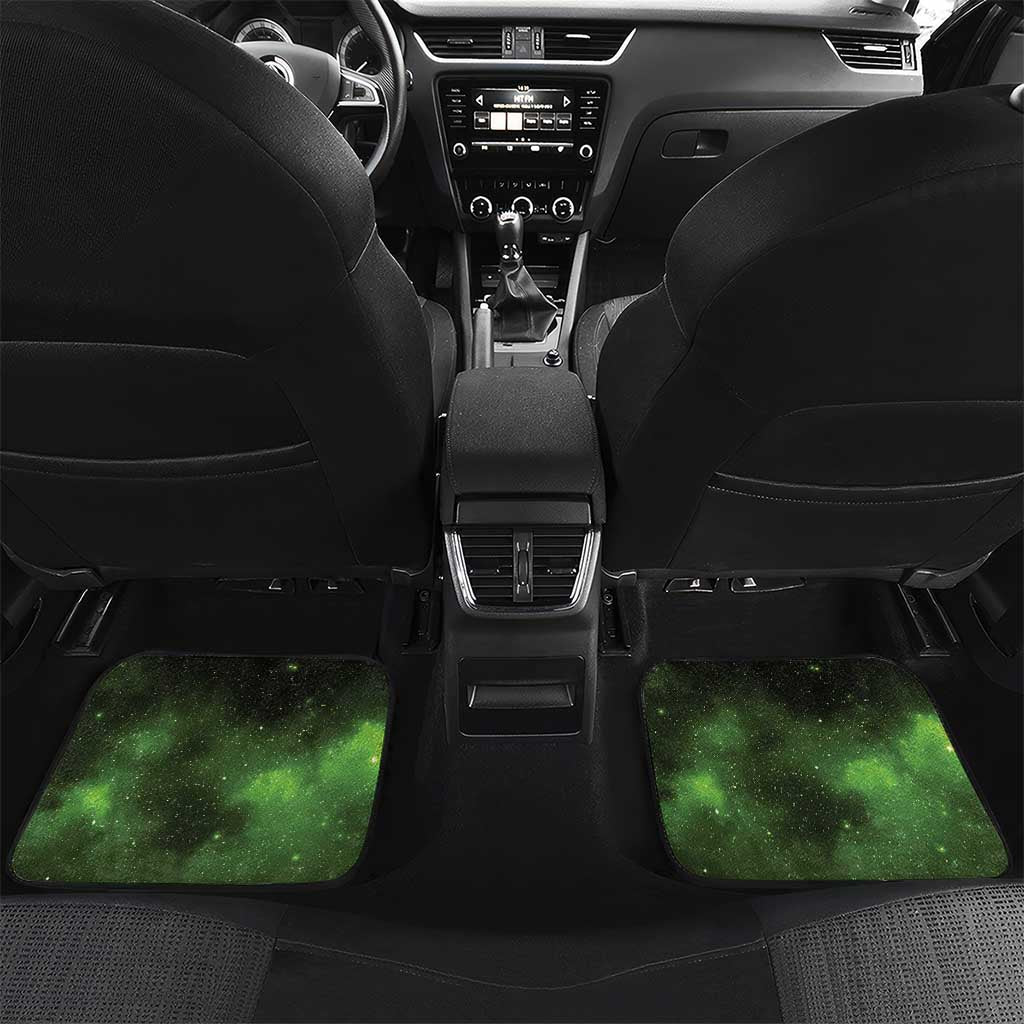 New Zealand Aotearoa Kakapo Car Mats Maori Pattern With Manuka Galaxy Style - Polynesian Pride
