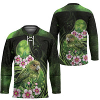 New Zealand Aotearoa Kakapo Hockey Jersey Maori Pattern With Manuka Galaxy Style - Polynesian Pride