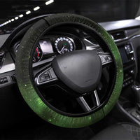 New Zealand Aotearoa Kakapo Steering Wheel Cover Maori Pattern With Manuka Galaxy Style - Polynesian Pride