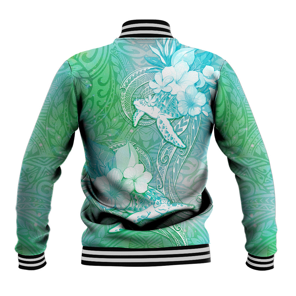 Couple Sea Turtle One Love One Heart Baseball Jacket LT05 - Polynesian Pride