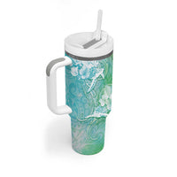 Couple Sea Turtle One Love One Heart Tumbler With Handle LT05