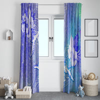 Couple Blue Sea Turtle Heart Love Window Curtain LT05 - Polynesian Pride