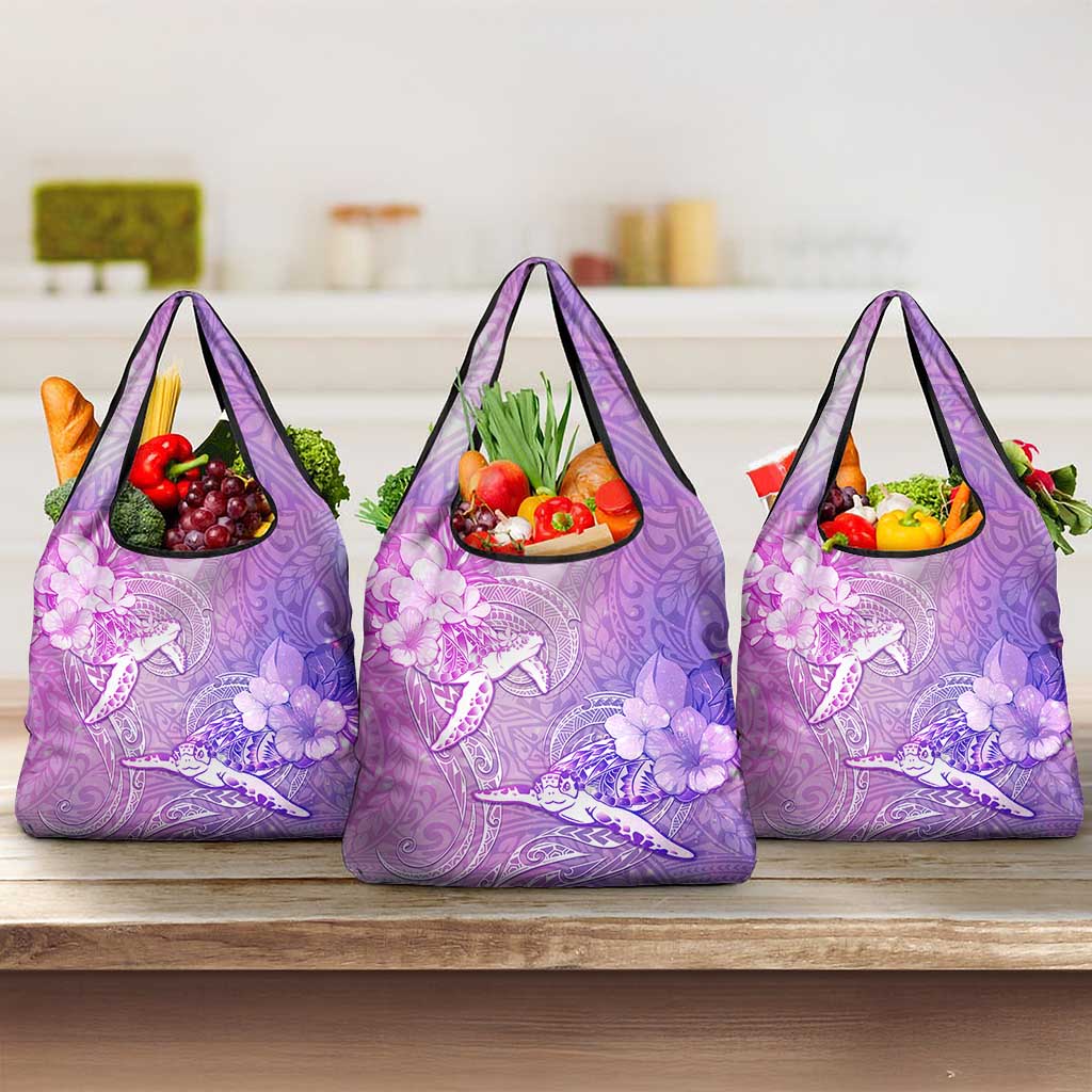Couple Sea Turtle Love Give Us A Fairytale Grocery Bag