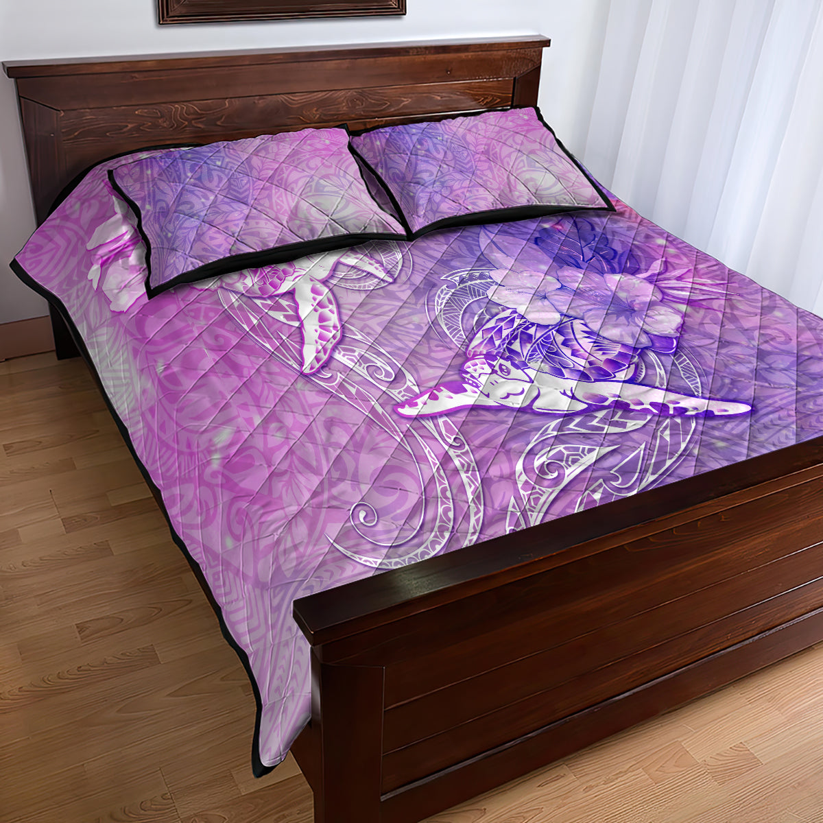 Couple Sea Turtle Love Give Us A Fairytale Quilt Bed Set LT05 - Polynesian Pride