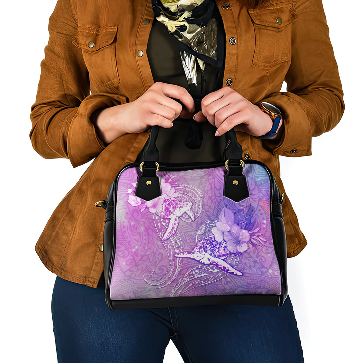 Couple Sea Turtle Love Give Us A Fairytale Shoulder Handbag LT05 - Polynesian Pride