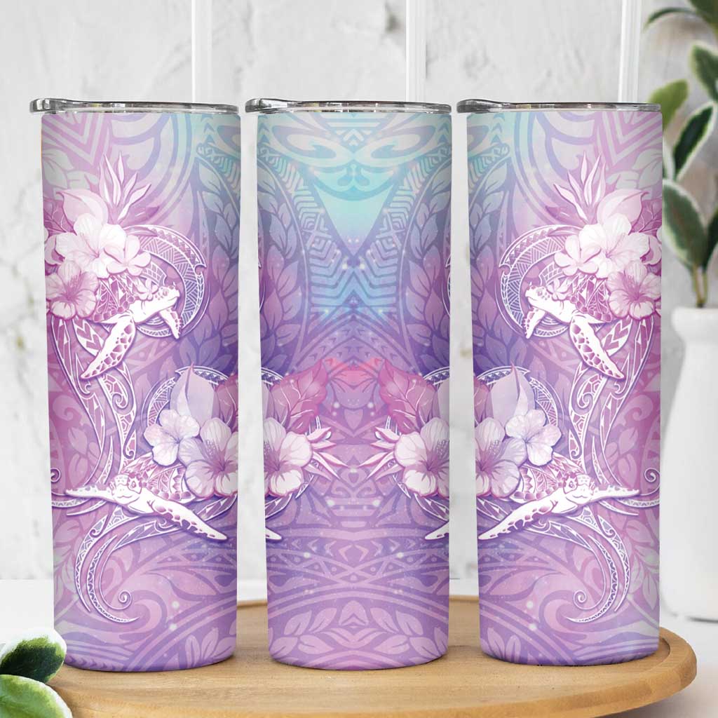 Couple Sea Turtle Love Give Us A Fairytale Skinny Tumbler LT05 - Polynesian Pride