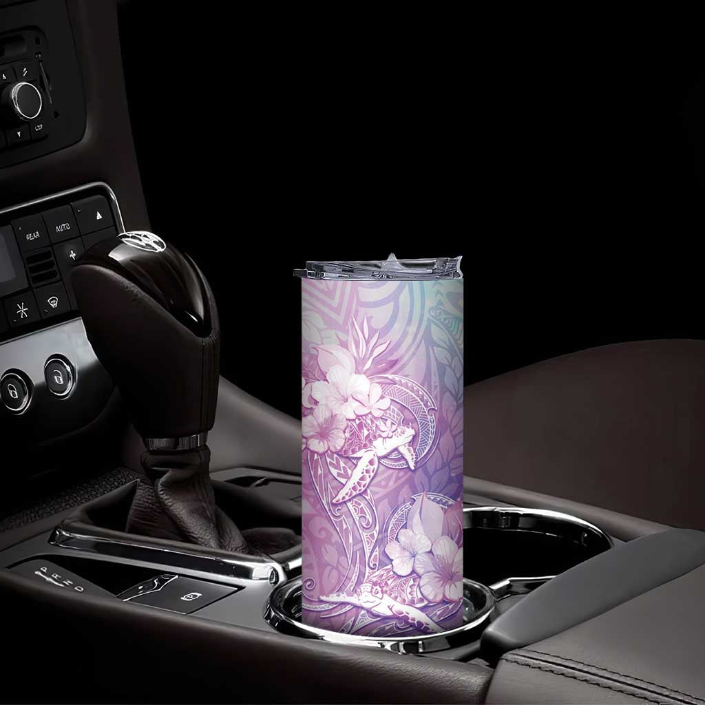 Couple Sea Turtle Love Give Us A Fairytale Skinny Tumbler LT05 - Polynesian Pride