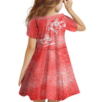 Polynesia Sea Turtle Couple Family Matching Tank Maxi Dress and Hawaiian Shirt Happy Valentine Day Red LT05 - Polynesian Pride