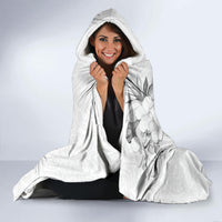 Polynesia Sea Turtle Couple Hooded Blanket Happy Valentine Day White LT05 - Polynesian Pride