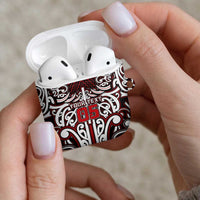 Custom Aotearoa Ngapuhi AirPods Case Maori Tribal Pattern Mix Poutama