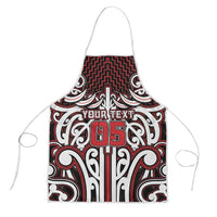 Custom Aotearoa Ngapuhi Apron Maori Tribal Pattern Mix Poutama