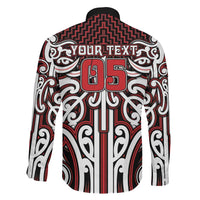 Custom Aotearoa Ngapuhi Family Matching Off Shoulder Short Dress and Hawaiian Shirt Maori Tribal Pattern Mix Poutama LT05 - Polynesian Pride