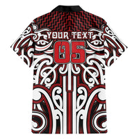 Custom Aotearoa Ngapuhi Family Matching Short Sleeve Bodycon Dress and Hawaiian Shirt Maori Tribal Pattern Mix Poutama LT05 - Polynesian Pride