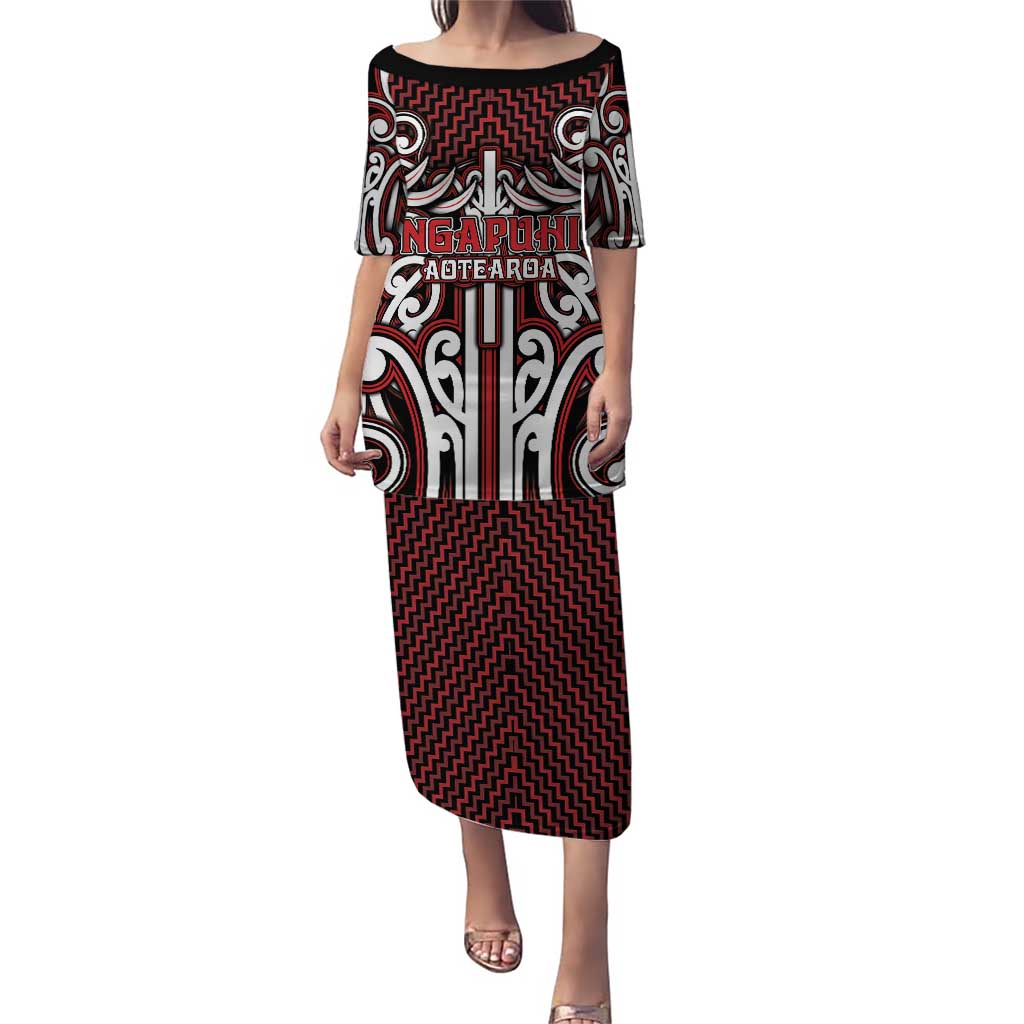 Custom Aotearoa Ngapuhi Puletasi Maori Tribal Pattern Mix Poutama
