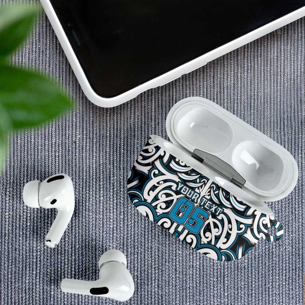 Custom Aotearoa Ngati Porou AirPods Case Maori Tribal Pattern Mix Poutama
