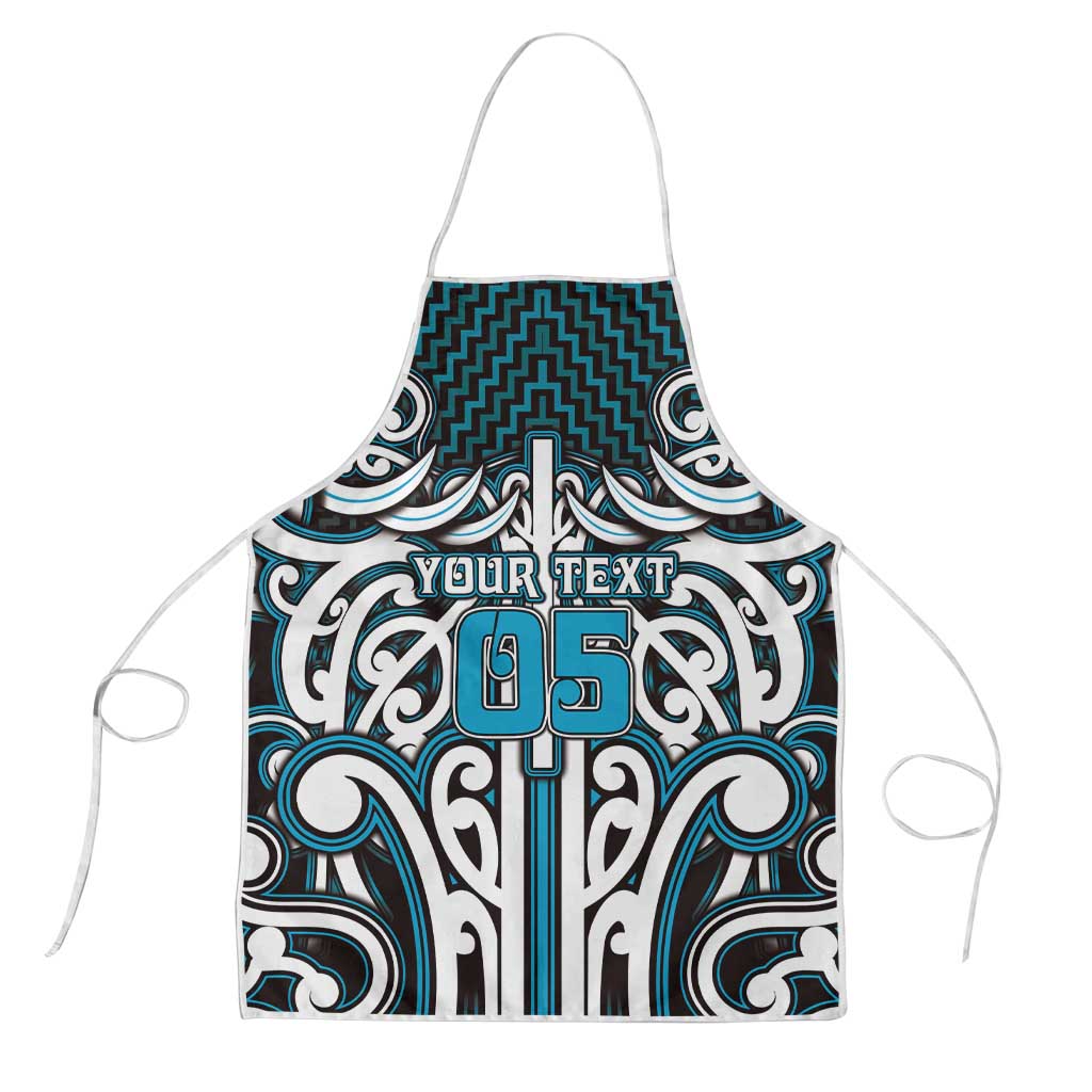 Custom Aotearoa Ngati Porou Apron Maori Tribal Pattern Mix Poutama