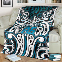 Custom Aotearoa Ngati Porou Blanket Maori Tribal Pattern Mix Poutama