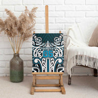 Custom Aotearoa Ngati Porou Canvas Wall Art Maori Tribal Pattern Mix Poutama