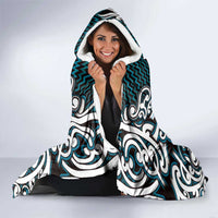 Custom Aotearoa Ngati Porou Hooded Blanket Maori Tribal Pattern Mix Poutama LT05 - Polynesian Pride