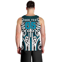 Custom Aotearoa Ngati Porou Men Tank Top Maori Tribal Pattern Mix Poutama LT05 - Polynesian Pride