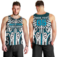 Custom Aotearoa Ngati Porou Men Tank Top Maori Tribal Pattern Mix Poutama LT05 - Polynesian Pride