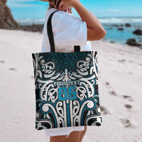 Custom Aotearoa Ngati Porou Tote Bag Maori Tribal Pattern Mix Poutama