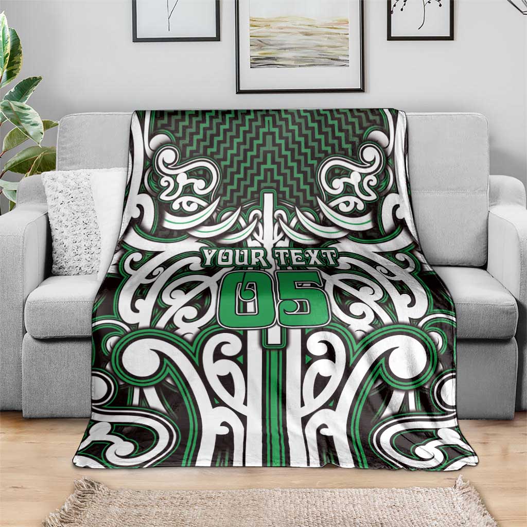 Custom Aotearoa Ngai Tahu Blanket Maori Tribal Pattern Mix Poutama