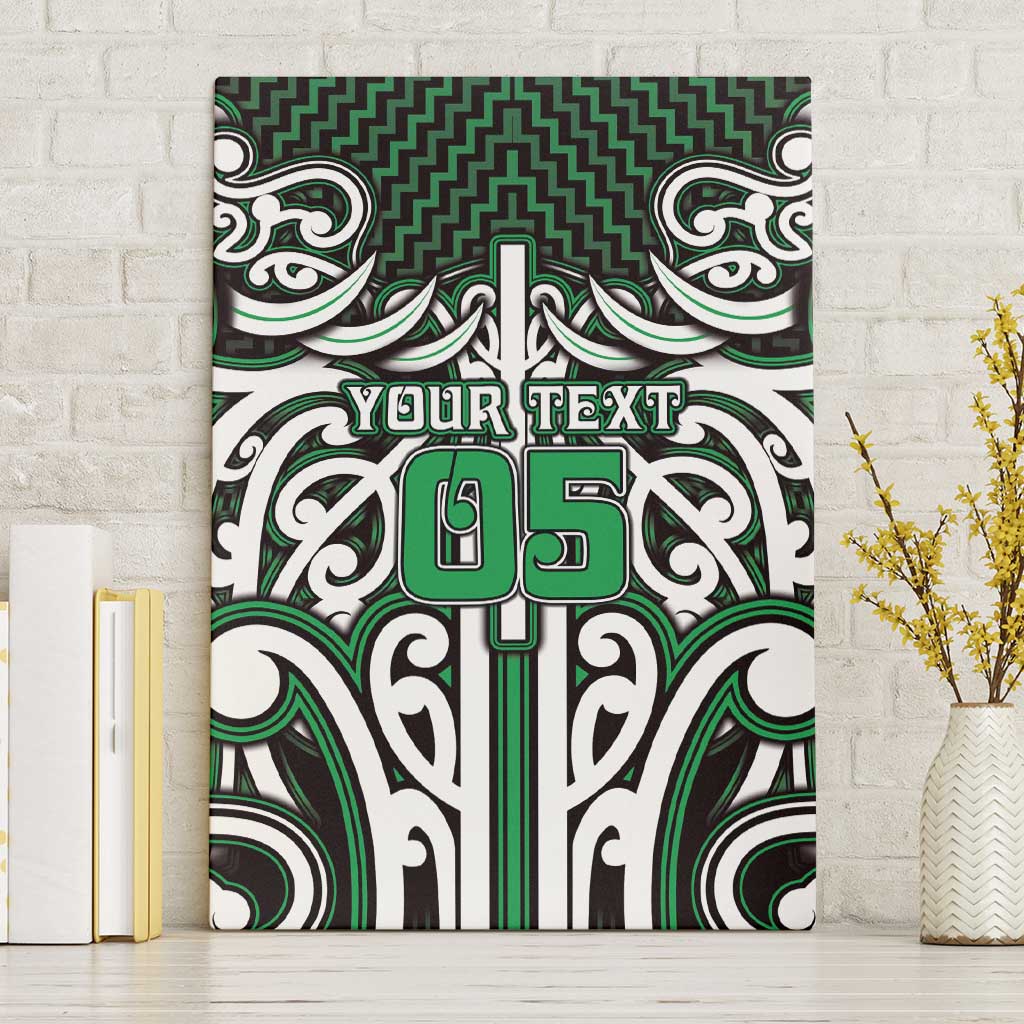 Custom Aotearoa Ngai Tahu Canvas Wall Art Maori Tribal Pattern Mix Poutama