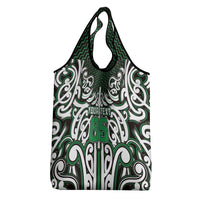 Custom Aotearoa Ngai Tahu Grocery Bag Maori Tribal Pattern Mix Poutama