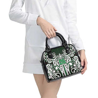 Custom Aotearoa Ngai Tahu Shoulder Handbag Maori Tribal Pattern Mix Poutama