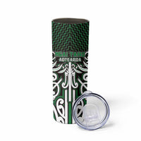 Custom Aotearoa Ngai Tahu Skinny Tumbler Maori Tribal Pattern Mix Poutama