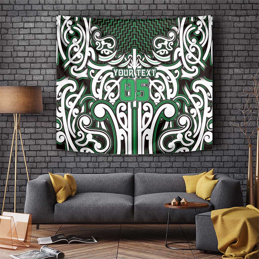 Custom Aotearoa Ngai Tahu Tapestry Maori Tribal Pattern Mix Poutama