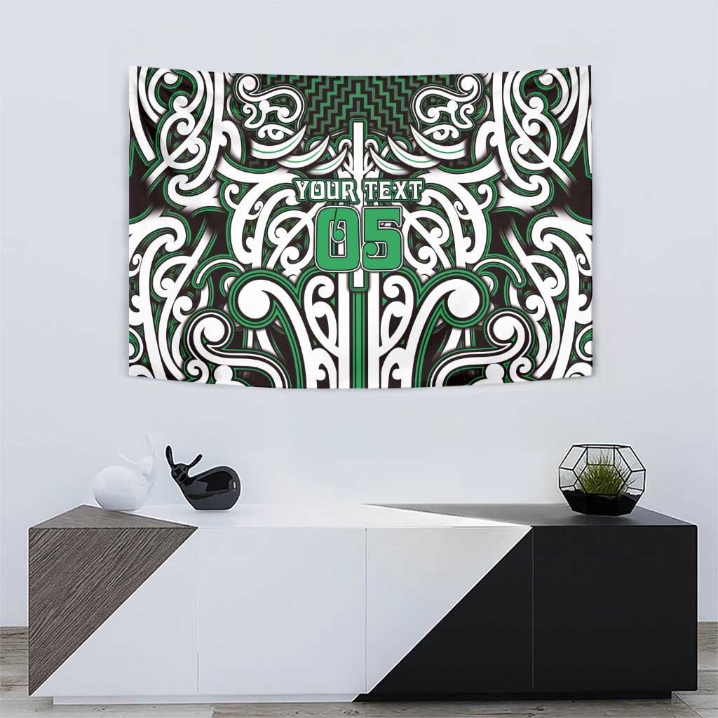 Custom Aotearoa Ngai Tahu Tapestry Maori Tribal Pattern Mix Poutama