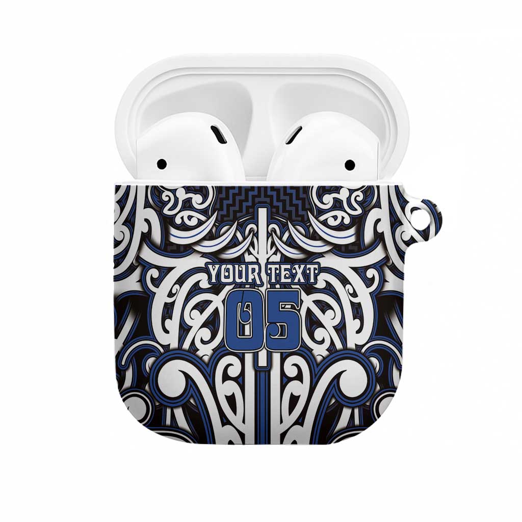 Custom Aotearoa Ngati Tuwharetoa AirPods Case Maori Tribal Pattern Mix Poutama