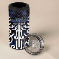 Custom Aotearoa Ngati Tuwharetoa 4 in 1 Can Cooler Tumbler Maori Tribal Pattern Mix Poutama LT05 - Polynesian Pride